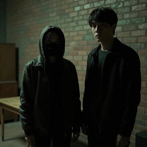 Mysterious Encounter in Dim Light