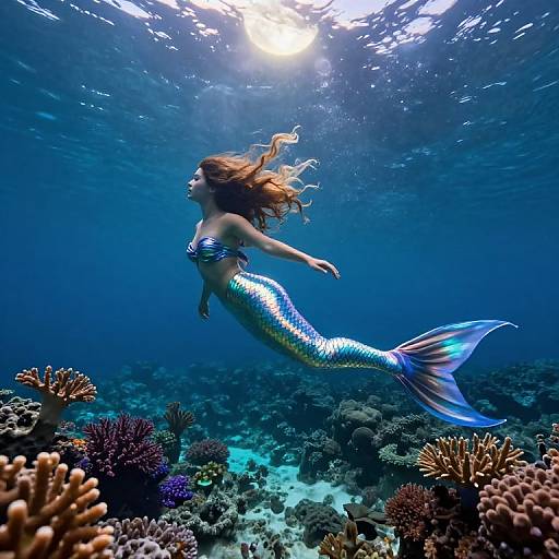 Enchanting Underwater Mermaid Ballet