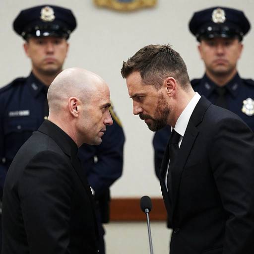 Intense Office Encounter with Police Presence