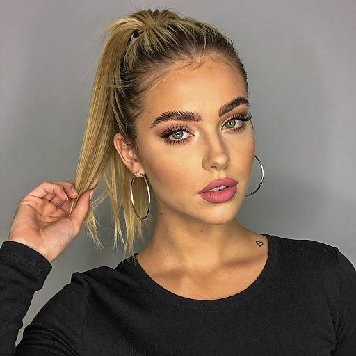 Portrait of a Young Woman with Style