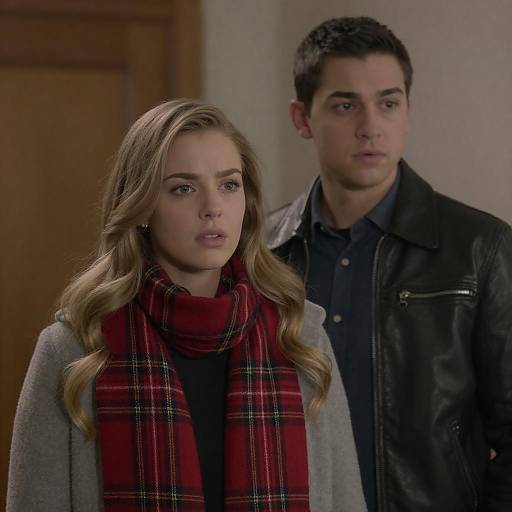 Dimly Lit Concerned Couple Portrait