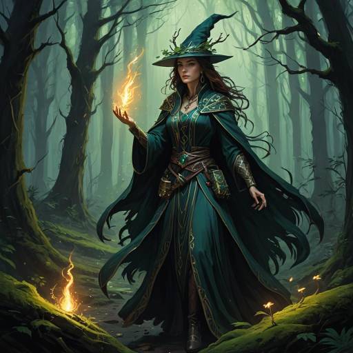 Atmospheric Speedpaint of Ancient Sorceress