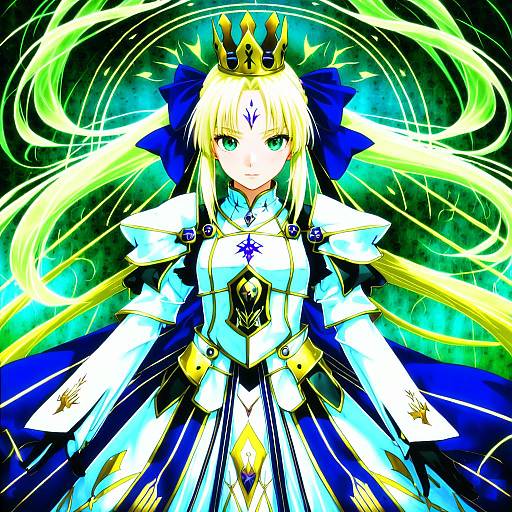 Illustration of Artoria caster (third ascension) (fate), fate/grand order in the style of Niku (ni23ku)