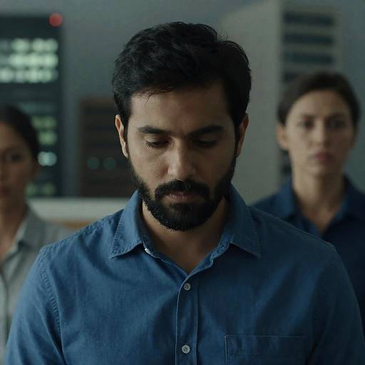 Urban Portrait of Couple in Blue