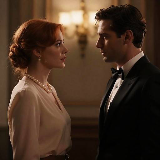 Intimate Portrait of a Couple in Shadows