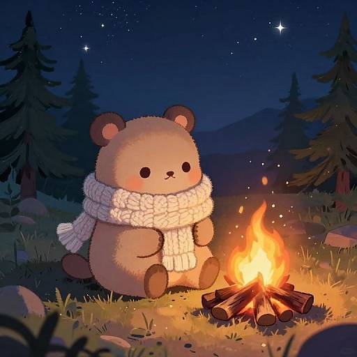 Cozy Daifloojsum by Campfire