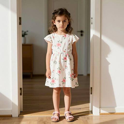 Candid Portrait of a Young Girl