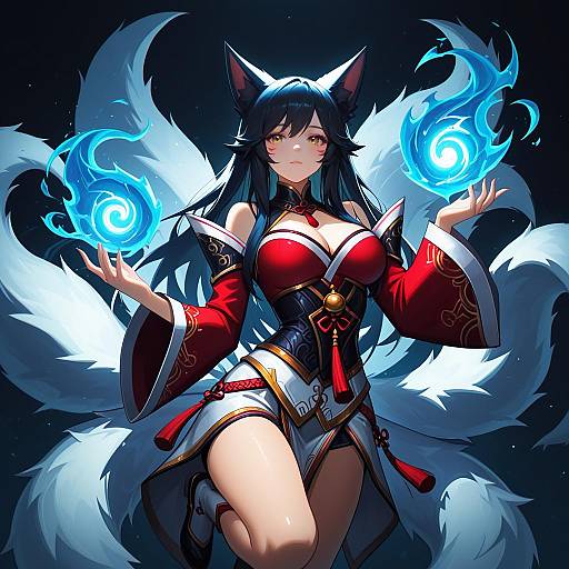 Ahri from League of Legends Portrait