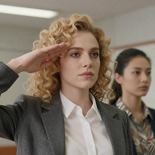 Saluting Women in Urban Setting