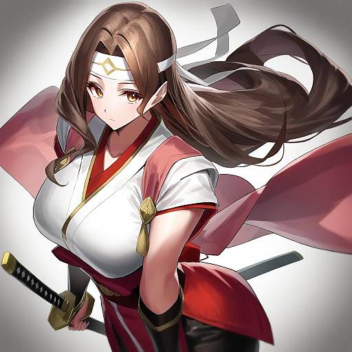 Illustration of Hana (fire emblem), fire emblem in the style of Yamanokami eaka