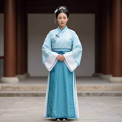 Traditional Chinese Party Wear Portrait