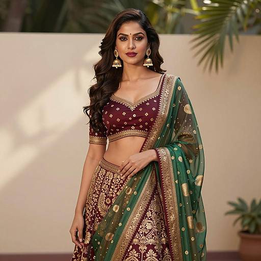 Glamorous Bollywood Style Portrait Photography