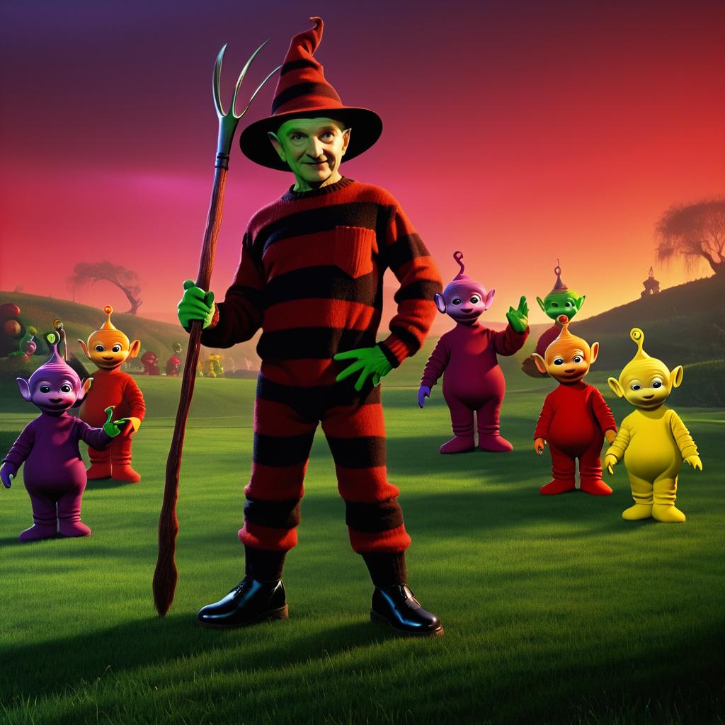 Freddy Krueger Meets Teletubbies Adventure