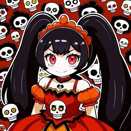 Illustration of Ashley (warioware), warioware in the style of Chawan (yultutari)