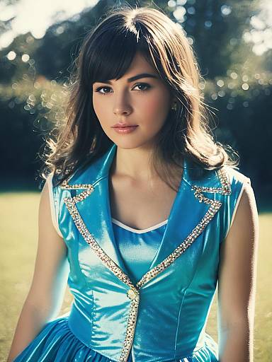 Outdoor Photorealistic Pop Star Portrait