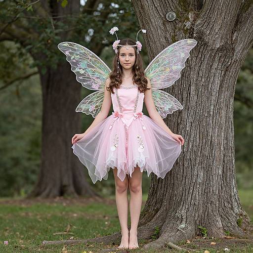 Pink Fairy Dress Festival Costume