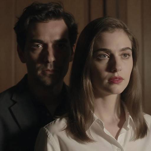 Dramatic Portrait in Dim Lighting