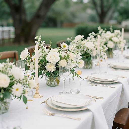 Elegant Spring Wedding Table Decor