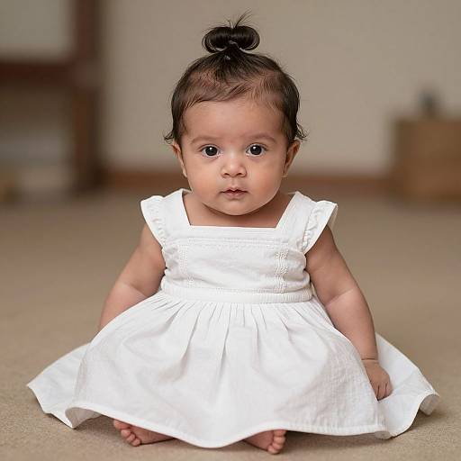 Realistic Newborn Kanha Dress Portrait