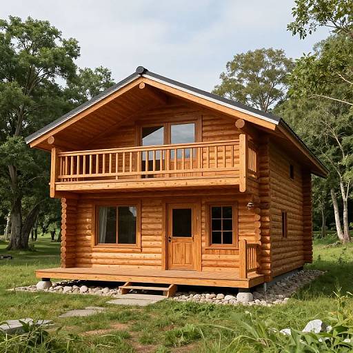 Custom Designed Log Cabin Photos