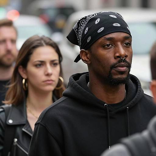 Urban Portrait of a Black Couple