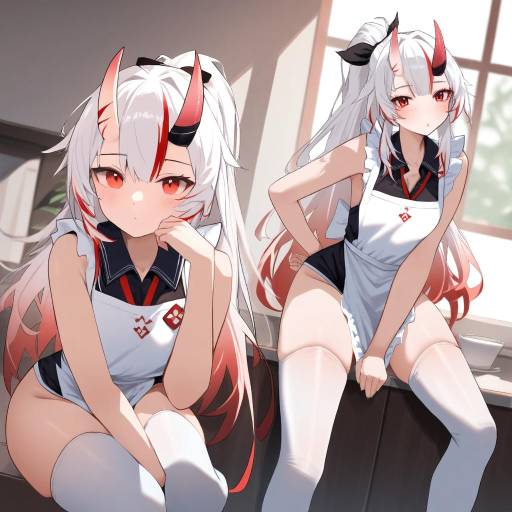 Adorable Nakiri Ayame Virtual Youtuber Art