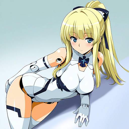 Illustration of Arnval, busou shinki in the style of Aoi manabu