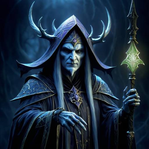 Cinematic Necromancer in Elder Scrolls Style