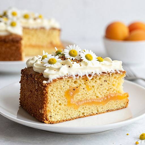 Apricot Chamomile Cake Delight