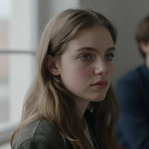 Introspective Young Woman in Natural Light