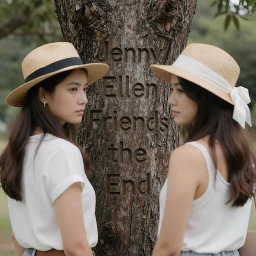 Sisters Beneath a Grand Tree
