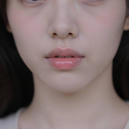 Close-Up Portrait of a Woman's Beauty