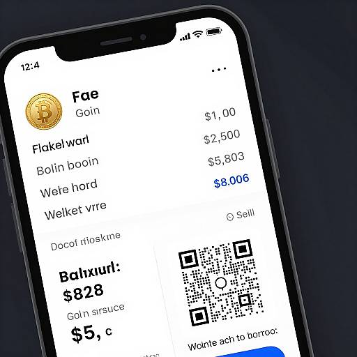 Fake Crypto Wallet Screenshot Design