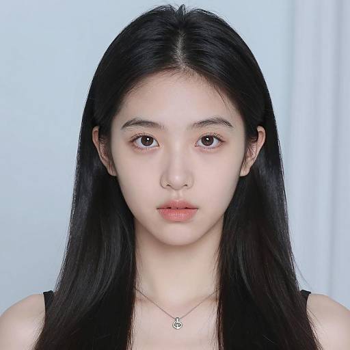 Portrait of a Young Woman in Blue