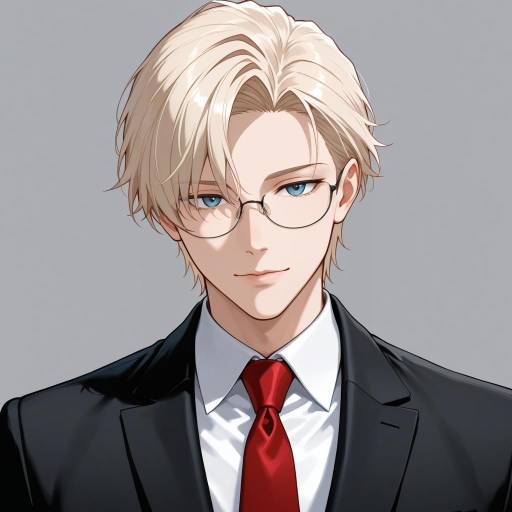 Stoic Gentleman in Formal Attire Stoic Gentleman in Formal Attire