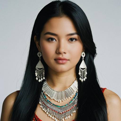 Asian Woman in Traditional Jewelry