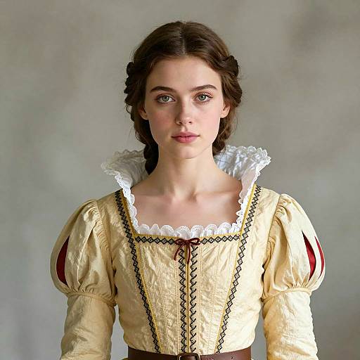 Photorealistic Snow White Renaissance Portrait