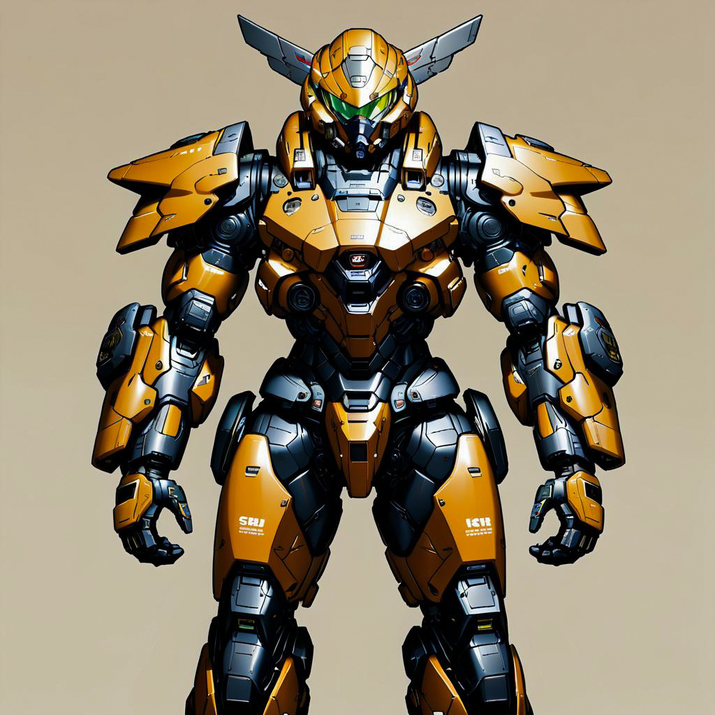 Dynamic Mecha Pilot in Battle Suit