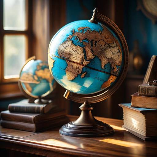 Vintage Globe Still Life Photography