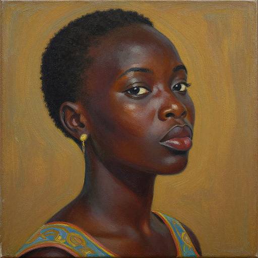 African Woman Canvas Art