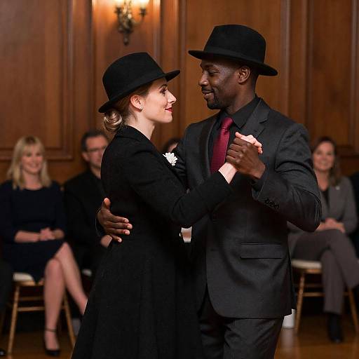 Elegant Dance of Diversity and Joy