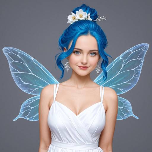 Mysterious Fairy with Translucent Wings Mysterious Fairy with Translucent Wings
