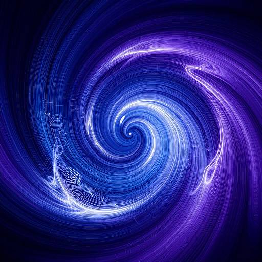 Abstract Vortex of Light and Shadow