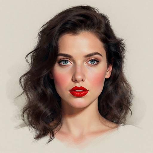 Digitally Rendered Portrait by Katya Gridneva