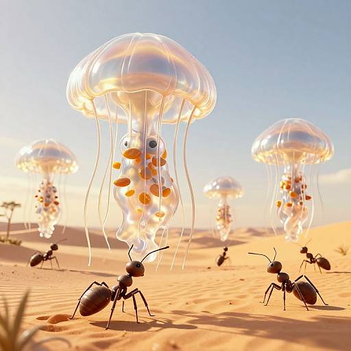 Surreal Ants on Jellyfish Shade