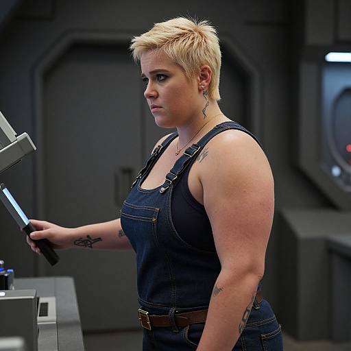 Sci-Fi Butch Tomboy Engineer Portrait