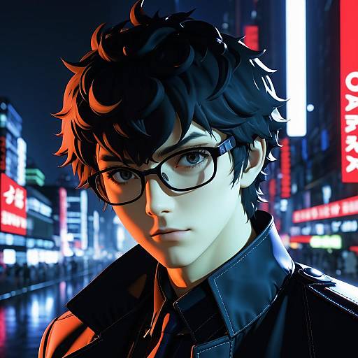 Persona 5 Character Close Portrait