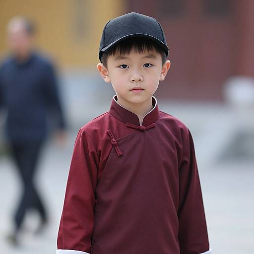 Realistic Kid in Hei Hei Costume