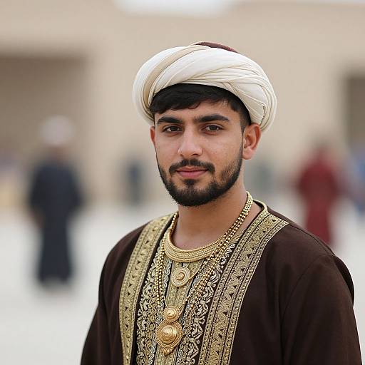 Persian Warrior Male Portrait