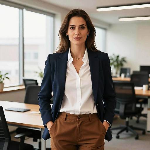 Confident Businesswoman in Modern Office